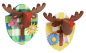 Preview: Wandtrophäe "Rentier Rudi", 2er Set