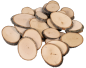 Preview: Naturholzscheiben Oval, 1kg