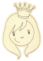 Preview: Kinderschilder Prinzessin, Indianerin und Blumenkind, 3er Set