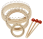 Preview: Stickringe mit Holznadel, 6tlg.