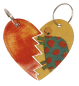 Preview: Keyring Pendant "Heart", Set of 6