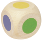 Preview: SUNNYSUE - Maxi Spielwürfel Farben, 5 cm