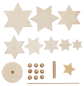 Preview: Holzaufsteller "Sternenbäumchen" 24,5 cm