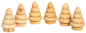 Preview: Holz Tannenbaum, 6er Set