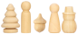 Preview: Figuren Weihnachtsset, 10-tlg.