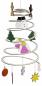 Preview: Mobile "Spirale - Weihnachten" inkl. 12 Anhänger