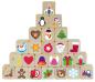 Preview: SUNNYSUE - Holzstempel "Adventskalender", 24tlg.