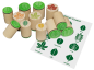 Preview: Holzstempel "Blätter", 12tlg.
