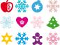 Preview: Holzstempel "Weihnachtsmix", 16tlg.