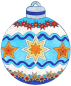 Preview: Mega Stempel "Weihnachtskugel", 1Stck