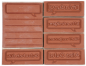 Preview: Wooden Stamps "What's going on?", 6pcs.