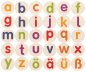 Preview: SUNNYSUE - Holzstempel "Kleinbuchstaben - Bunt", 30tlg