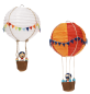 Preview: Papierlampion 11 cm, 6er Set
