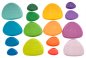 Preview: Regenbogen Flußsteine, 16-tlg.