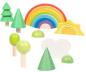 Preview: rainbowland with sun, cloud and trees