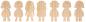 Preview: Holzfiguren Kinder, 7er Set