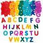 Preview: Filzbuchstaben Regenbogen