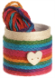 Preview: Jute-Flechtschnur "Regenbogen", 25 m