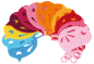 Preview: Filzanhänger Regenbogen-Vögelchen, 12-tlg.