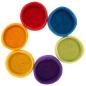 Preview: Filzschalen Regenbogen, 6er Set