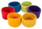 Preview: Filzschalen Regenbogen, 6er Set