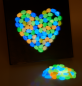 Preview: Leuchtsteine "Glow in the Dark" 50tlg. oder 100tlg.