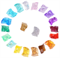 Preview: SUNNYSUE - Legesteine 4 Elemente Feuer, Wasser, Erde, Luft, 500-tlg.
