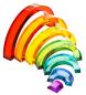 Preview: Acrylic rainbow, 7 pieces