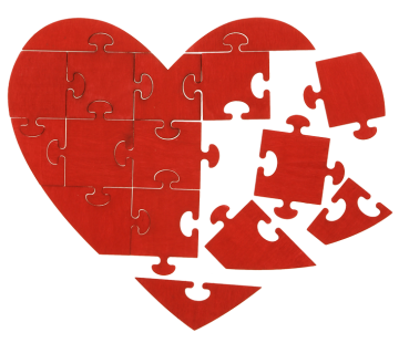 SUNNYSUE - DIY-Puzzle "Herz", 1Stck