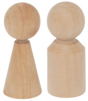 10er Set Holzfiguren