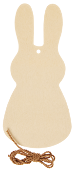 Preview: Holzanhänger "Häschen", 6er Set