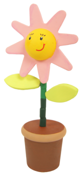 Preview: Drückfigur Wackelblume, 1Stck