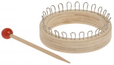 Strickring mit Holznadel, 1 Stück