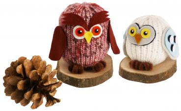 Preview: Strickring mit Holznadel, 1 Stück