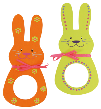 Preview: Serviettenring "Osterhase", 6er Set
