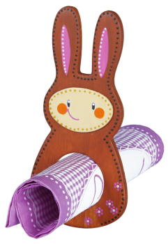 Preview: Serviettenring "Osterhase", 6er Set