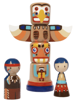 Preview: 5 Stück DIY-Wächterfigur "3D"
