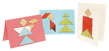 Tangram Legespiel "Weihnachten", 63-teilig