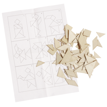 Preview: Tangram Legespiel "Weihnachten", 63-teilig