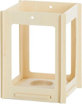 SUNNYSUE - Holzlaterne zum stecken "Eckig", 1 Stueck
