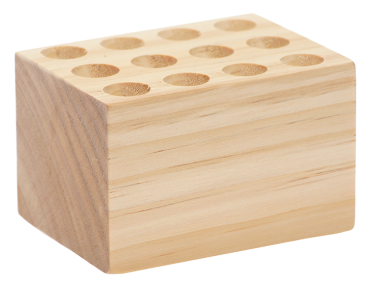 Preview: Holzblock mit 12 Prickelnadeln