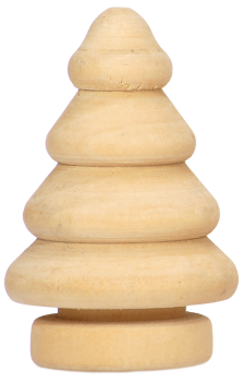Preview: Holz Tannenbaum, 6er Set