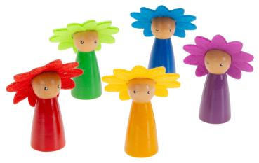 Holz Familienfiguren 30-tlg.