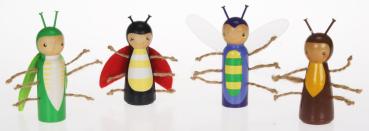 Preview: Holz Familienfiguren 30-tlg.