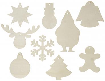 Preview: Big Pack Weihnachtsanhänger, 100tlg.