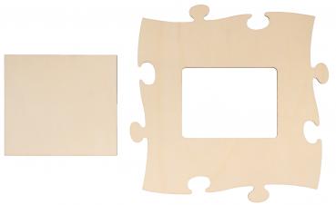 Preview: Puzzle Bilderrahmen, kleiner rechteckiger Bildausschnitt
