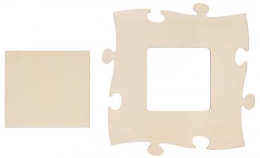 Preview: Puzzle Bilderrahmen, quadratischer Bildausschnitt