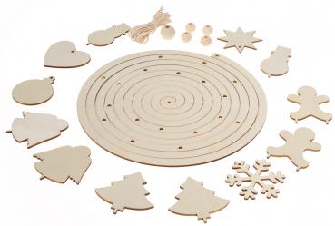 Mobile Holzspirale Weihnachten