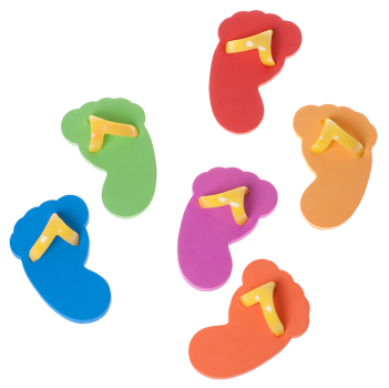 Preview: Moosgummi-Stempel "Mustertreter", 6tlg.