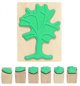 SUNNYSUE - Stempelset "Jahreszeitenbaum", 7tlg.